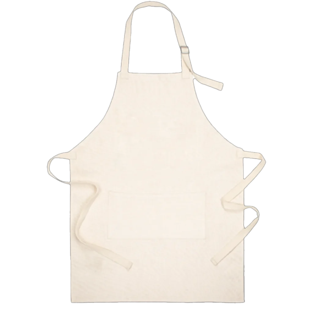 סינר מבד קנווס איכותי למבוגרים עם הדפסה אישית