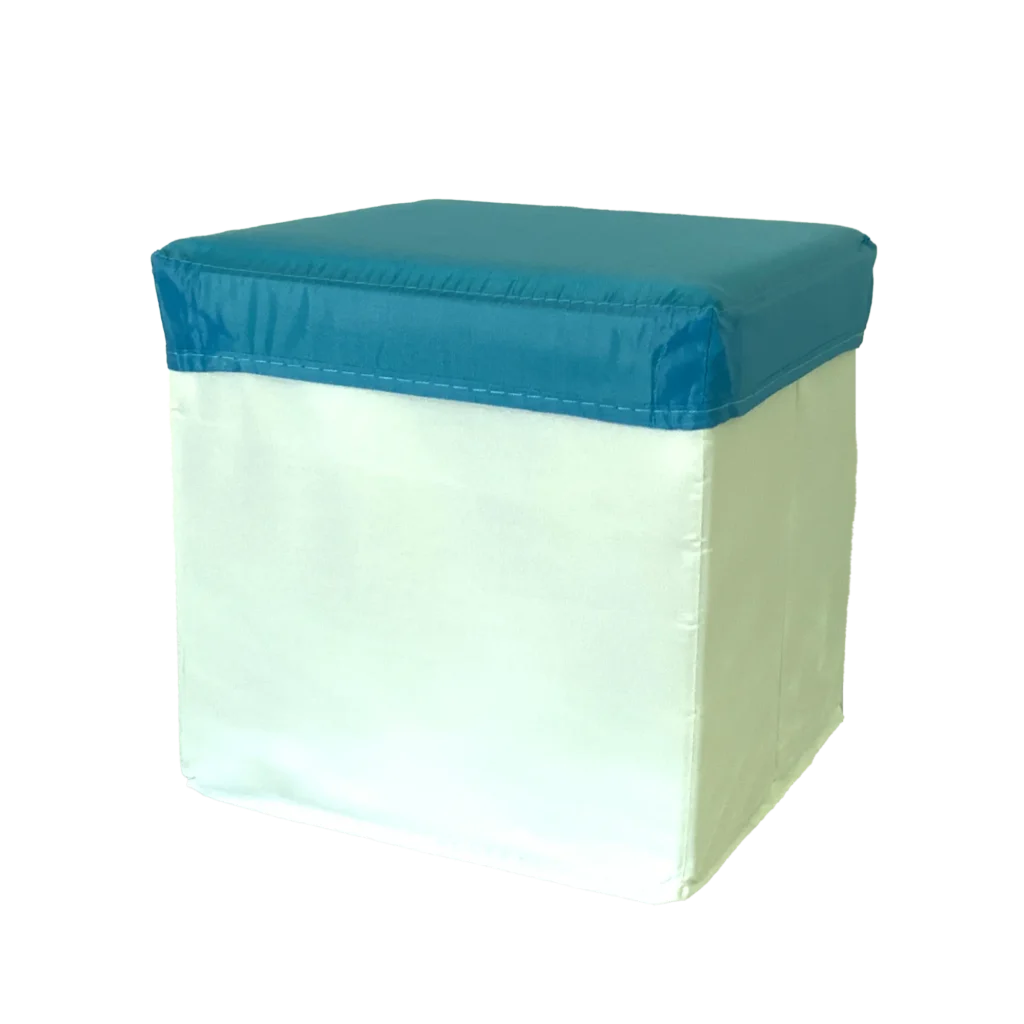 קופסת איחסון למשחקים ובובות לחדר הילדים עם מכסה. גודל 24 ס"מ