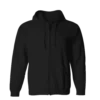 Zip-Up Hoodie - black, S